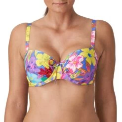 PrimaDonna Swim Sazan 4010716 Bikini Balconette Blue Bloom 75C