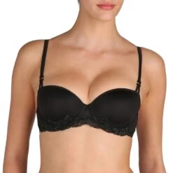 Marie Jo Liza 0102149 Unterlegter Außenträger BH Rauch 80A