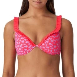 Marie Jo Swim La Gomera 1005814 Push-Up Bikini-Top Deep Sea Coral XS