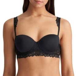 Marie Jo Elis 0102509 Unterlegter Außenträger-BH Schwarz 85B