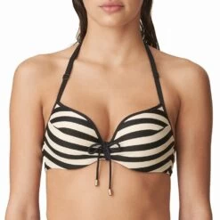 Marie Jo Swim Merle 1002916 Bikini-Oberteil Noir Rayure 70A
