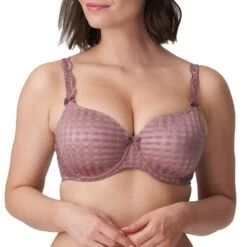 PrimaDonna Madison 0262120 Unterlegter BH Herzform Cups C-D Satin Taupe 75C