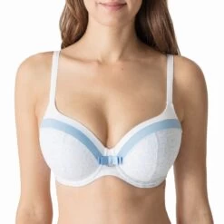 PrimaDonna Twist Coco 0241740 Unterlegter BH Herzform Cup C-E Vichy Blue 90C