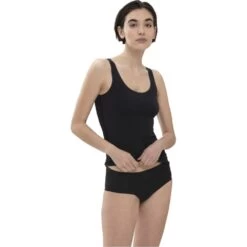Mey Serie Pure Second Me 75894 Top Schwarz XXL/3XL