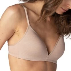Mey Serie Easy Cotton 74362 Bi-Stretch-BH Bügellos Cream Tan/melange 85C