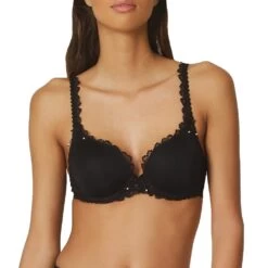Marie Jo Jane 0101336 Unterlegter BH Herzform Schwarz 70A