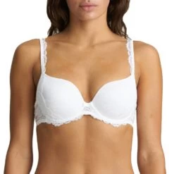 Marie Jo Sylvia 0102466 Unterlegter BH Herzform Weiss 80A
