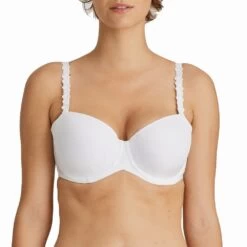 PrimaDonna Twist Star 0241862 Unterlegter Außenträger-BH Cup C-E Weiß 70D