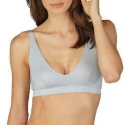 Mey Mood 44865 Triangel-BH Hellgrau Melange 70B