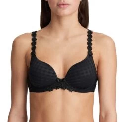 Marie Jo Avero 010-0416 Unterlegter BH Herzform Schwarz 70A