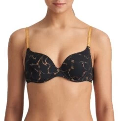 Marie Jo LAventure Colin 0122286 Unterlegter BH Herzform Marble Black 70A