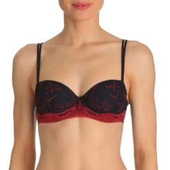 Marie Jo Lily 010-2039 Unterlegter Außenträger-BH Nachtblau 80E